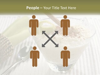 A Bowl Of Food With A Lime On Top Of It PowerPoint Template