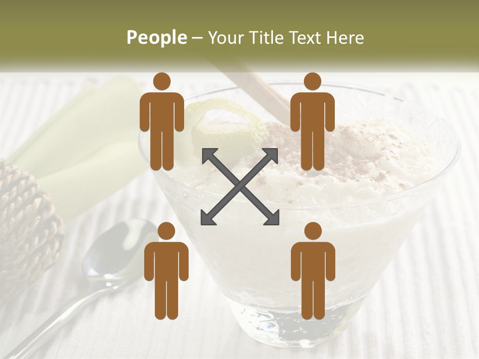 A Bowl Of Food With A Lime On Top Of It PowerPoint Template