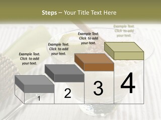 A Bowl Of Food With A Lime On Top Of It PowerPoint Template