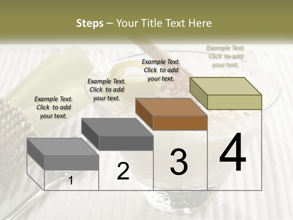 A Bowl Of Food With A Lime On Top Of It PowerPoint Template