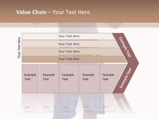A Man In A Tank Top And Plaid Shorts Is Pointing At Something PowerPoint Template