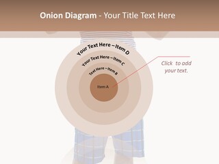 A Man In A Tank Top And Plaid Shorts Is Pointing At Something PowerPoint Template