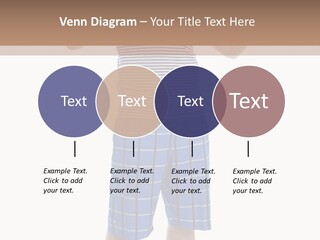 A Man In A Tank Top And Plaid Shorts Is Pointing At Something PowerPoint Template
