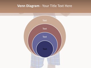 A Man In A Tank Top And Plaid Shorts Is Pointing At Something PowerPoint Template