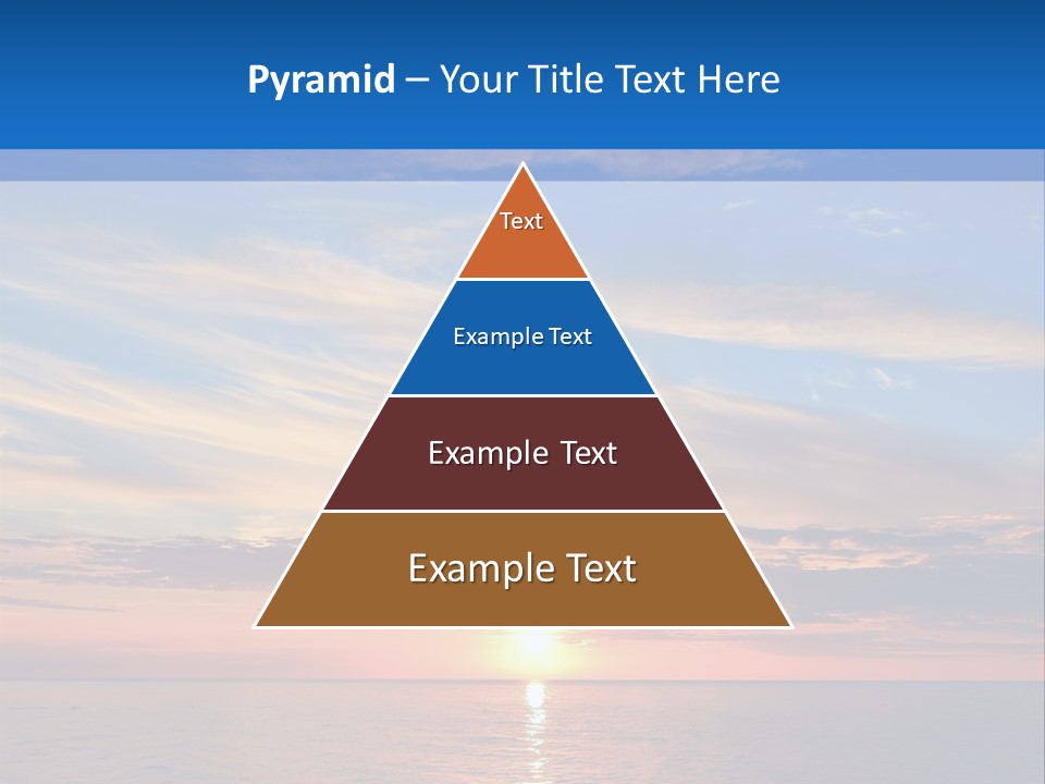 The Sun Is Setting Over The Ocean Powerpoint Template PowerPoint Template