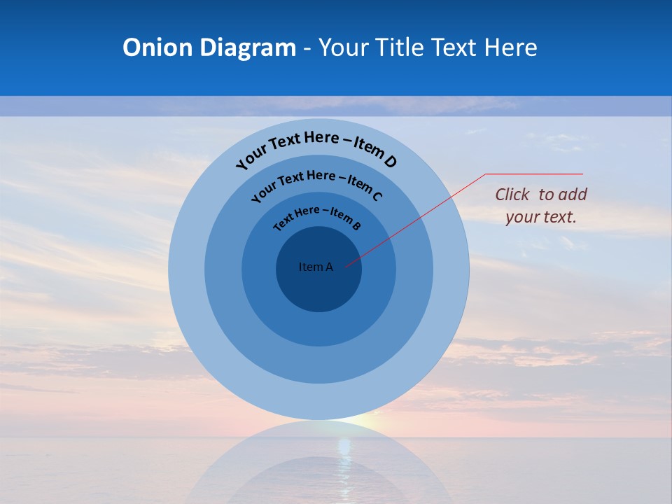 The Sun Is Setting Over The Ocean Powerpoint Template PowerPoint Template