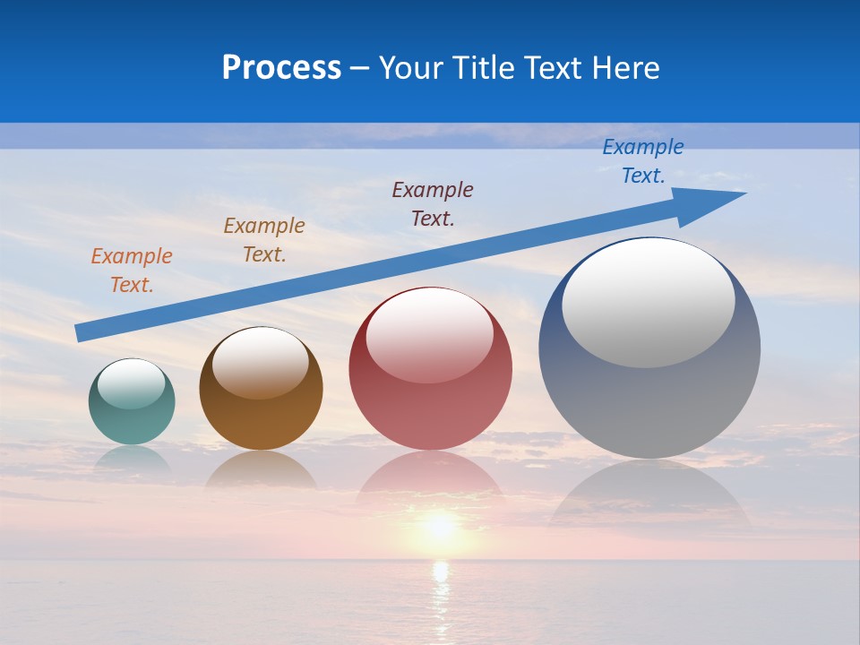 The Sun Is Setting Over The Ocean Powerpoint Template PowerPoint Template