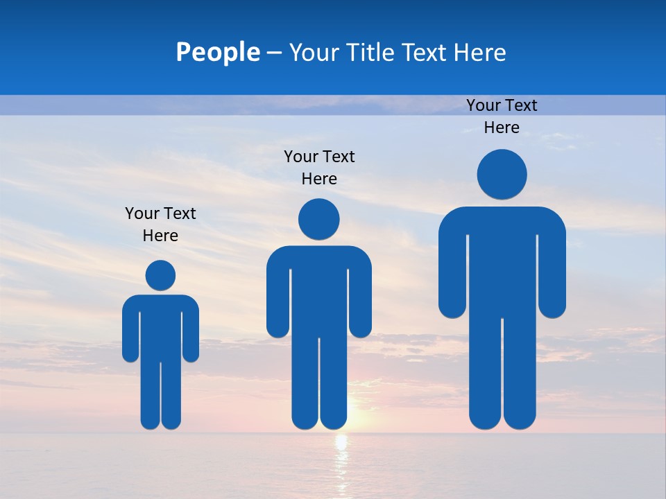 The Sun Is Setting Over The Ocean Powerpoint Template PowerPoint Template