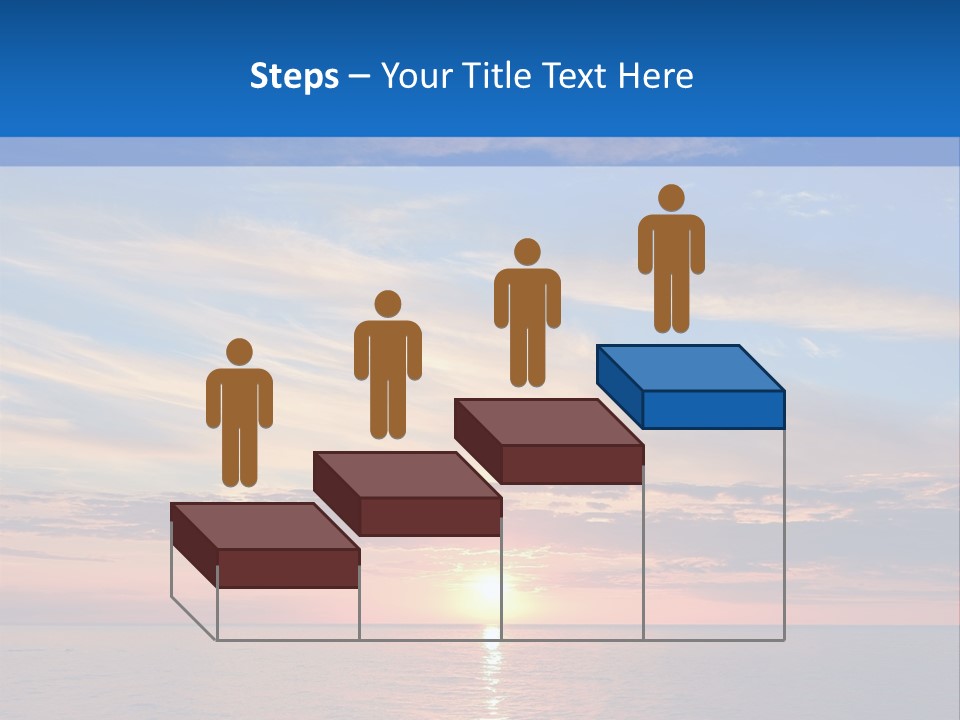 The Sun Is Setting Over The Ocean Powerpoint Template PowerPoint Template