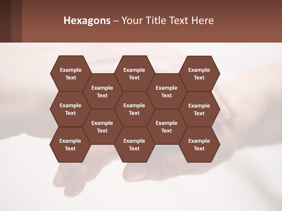 A Group Of People Holding Hands In A Circle PowerPoint Template