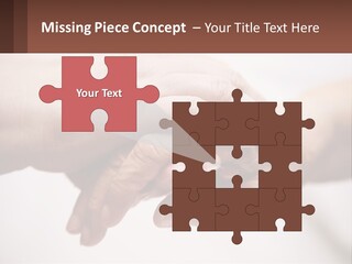 A Group Of People Holding Hands In A Circle PowerPoint Template