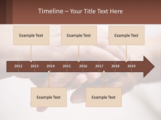 A Group Of People Holding Hands In A Circle PowerPoint Template