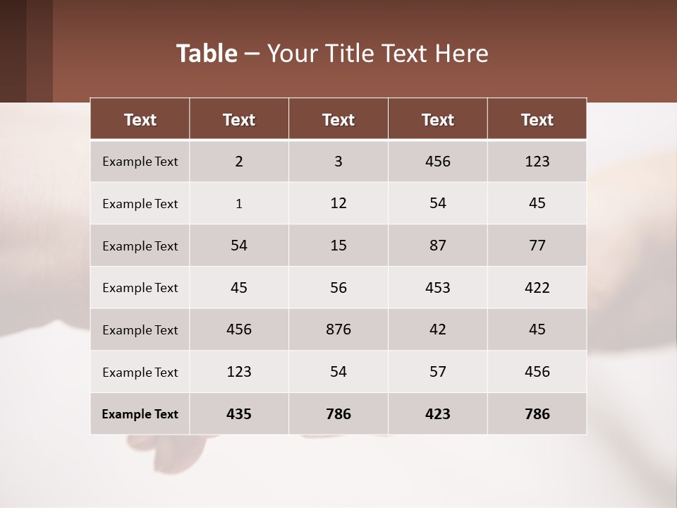 A Group Of People Holding Hands In A Circle PowerPoint Template