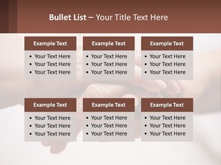 A Group Of People Holding Hands In A Circle PowerPoint Template