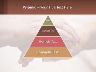 A Group Of People Holding Hands In A Circle PowerPoint Template