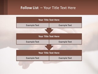 A Group Of People Holding Hands In A Circle PowerPoint Template
