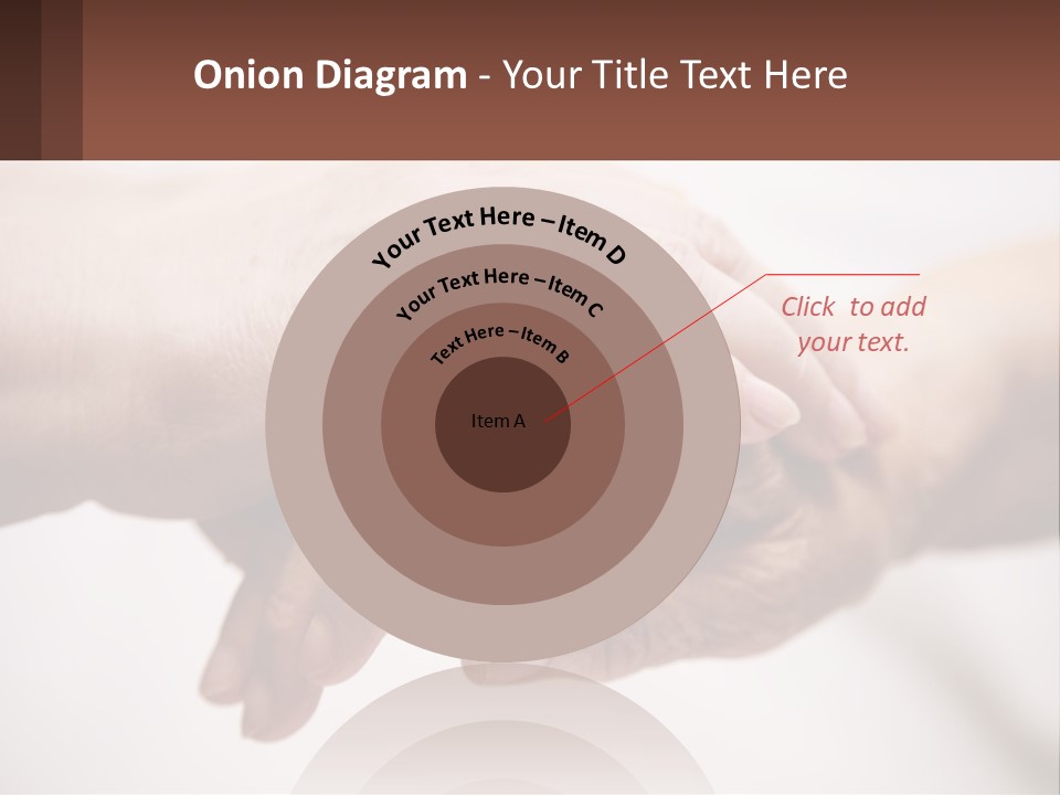 A Group Of People Holding Hands In A Circle PowerPoint Template