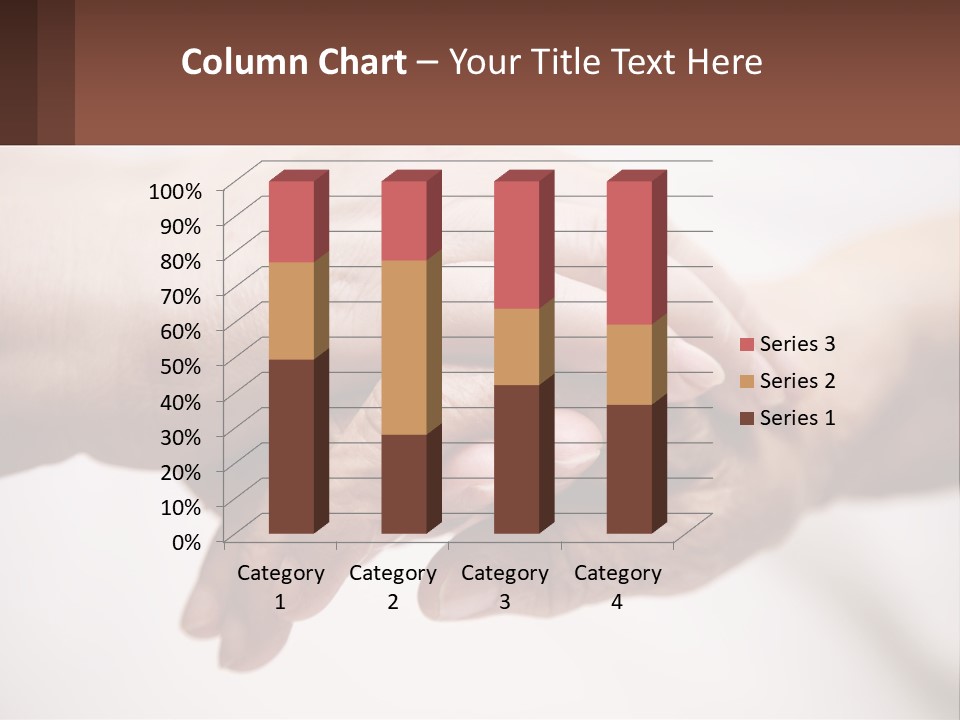 A Group Of People Holding Hands In A Circle PowerPoint Template