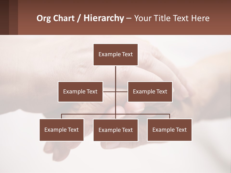A Group Of People Holding Hands In A Circle PowerPoint Template
