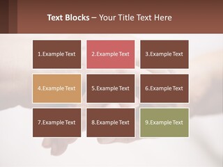 A Group Of People Holding Hands In A Circle PowerPoint Template