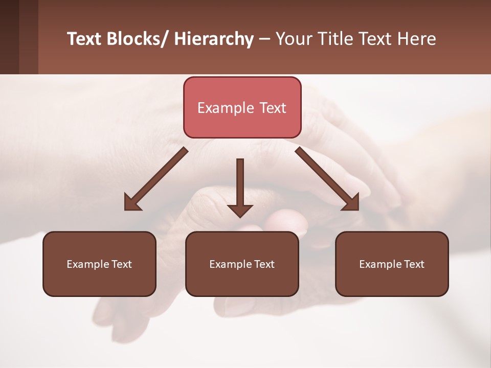 A Group Of People Holding Hands In A Circle PowerPoint Template