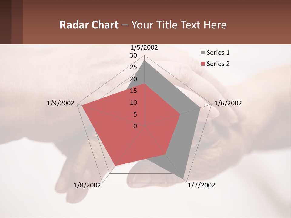 A Group Of People Holding Hands In A Circle PowerPoint Template