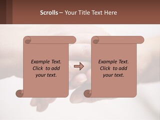 A Group Of People Holding Hands In A Circle PowerPoint Template