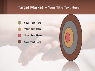 A Group Of People Holding Hands In A Circle PowerPoint Template