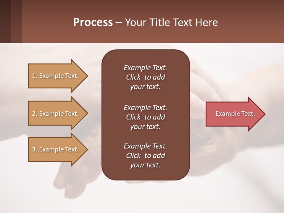 A Group Of People Holding Hands In A Circle PowerPoint Template