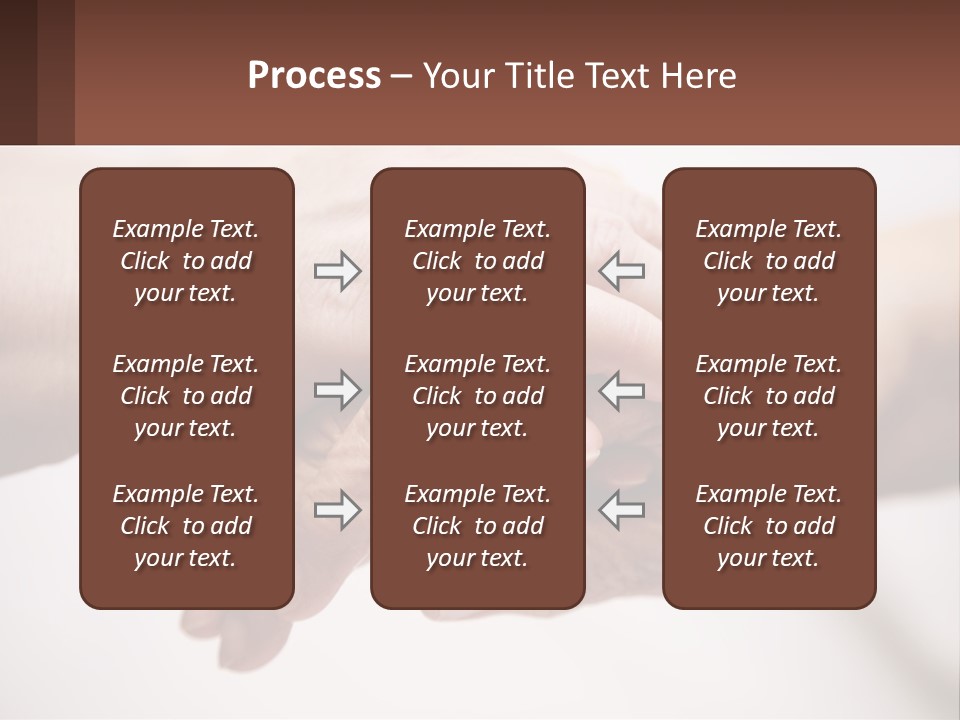 A Group Of People Holding Hands In A Circle PowerPoint Template