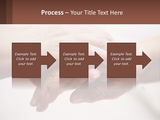 A Group Of People Holding Hands In A Circle PowerPoint Template