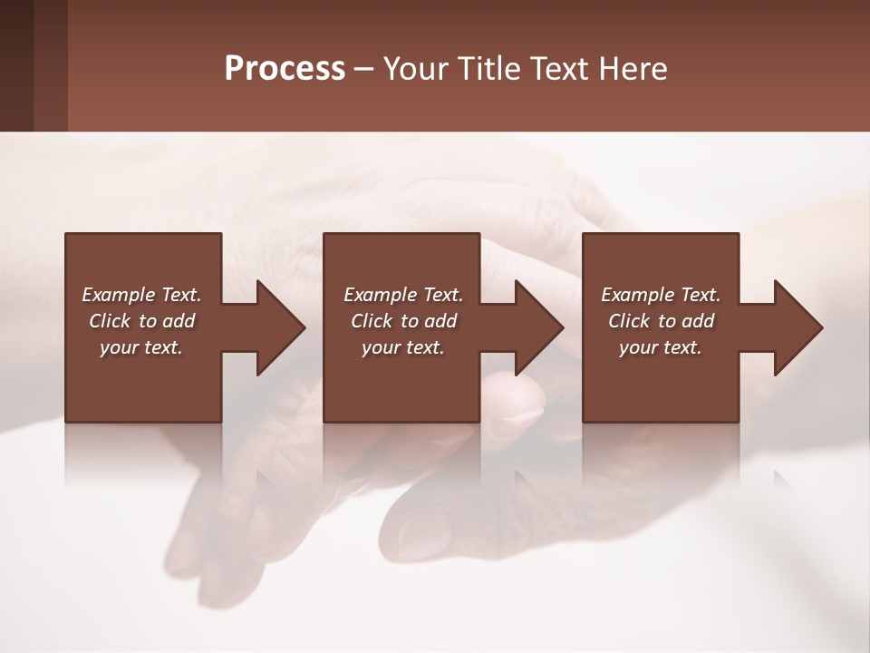 A Group Of People Holding Hands In A Circle PowerPoint Template