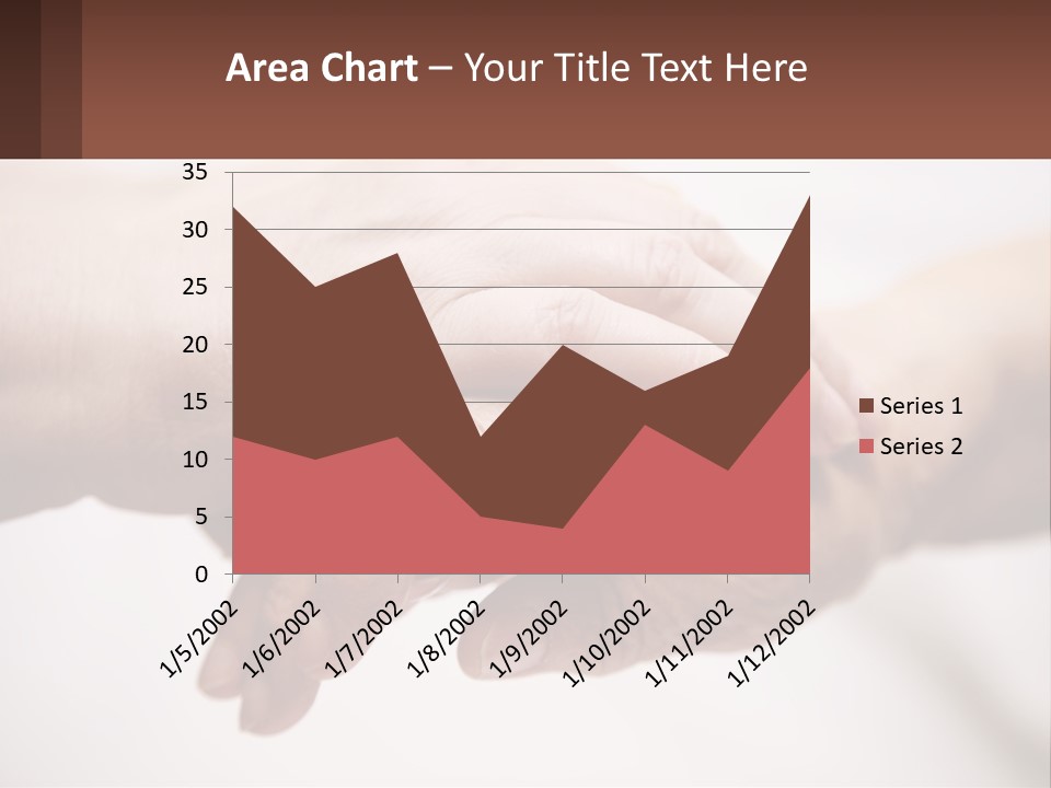 A Group Of People Holding Hands In A Circle PowerPoint Template