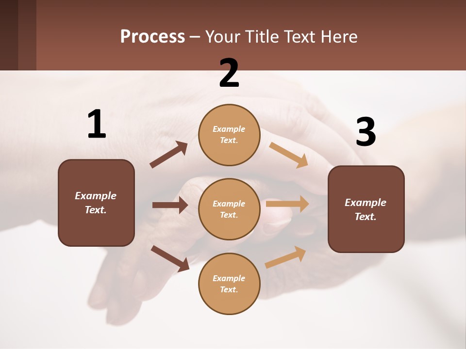 A Group Of People Holding Hands In A Circle PowerPoint Template