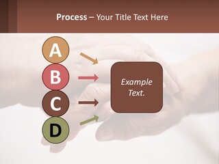 A Group Of People Holding Hands In A Circle PowerPoint Template