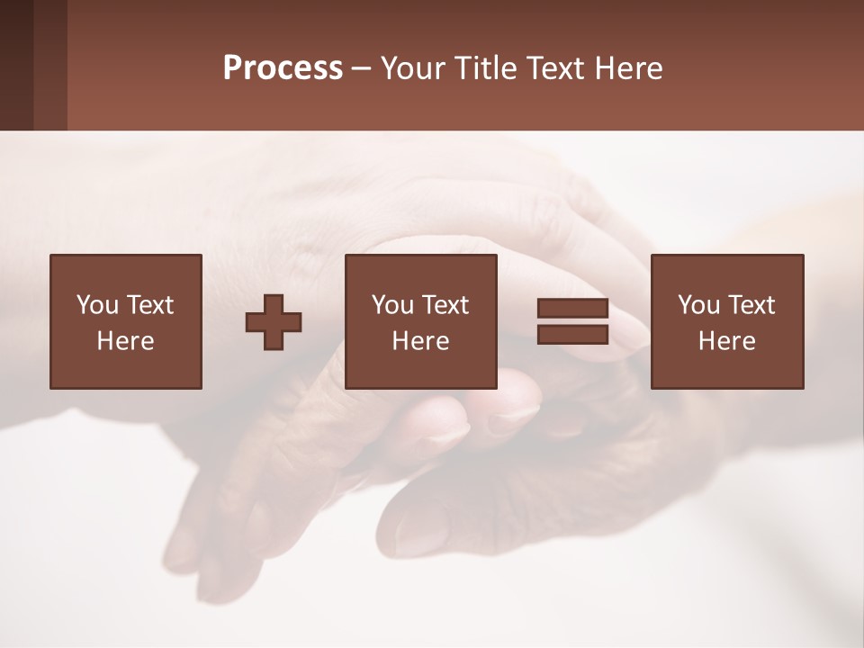 A Group Of People Holding Hands In A Circle PowerPoint Template