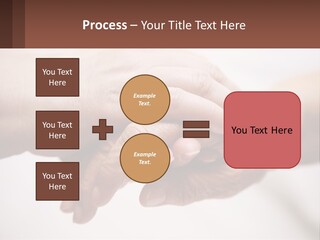 A Group Of People Holding Hands In A Circle PowerPoint Template