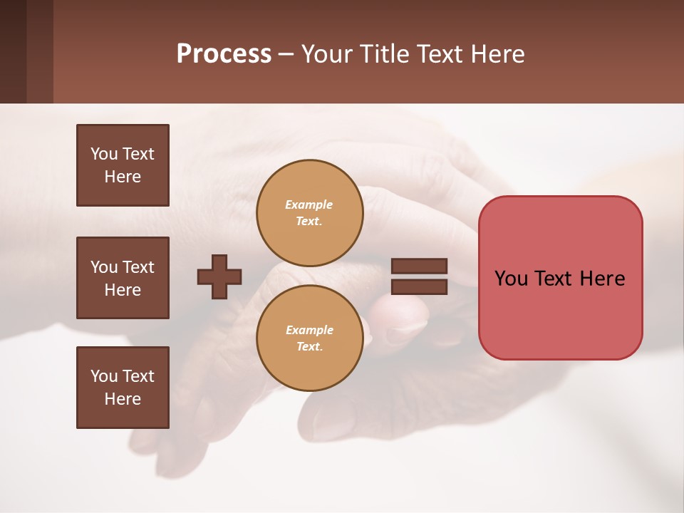 A Group Of People Holding Hands In A Circle PowerPoint Template