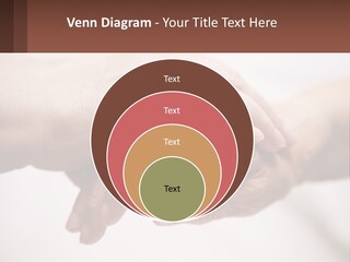 A Group Of People Holding Hands In A Circle PowerPoint Template