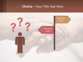 A Group Of People Holding Hands In A Circle PowerPoint Template