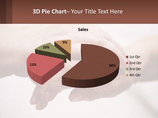A Group Of People Holding Hands In A Circle PowerPoint Template