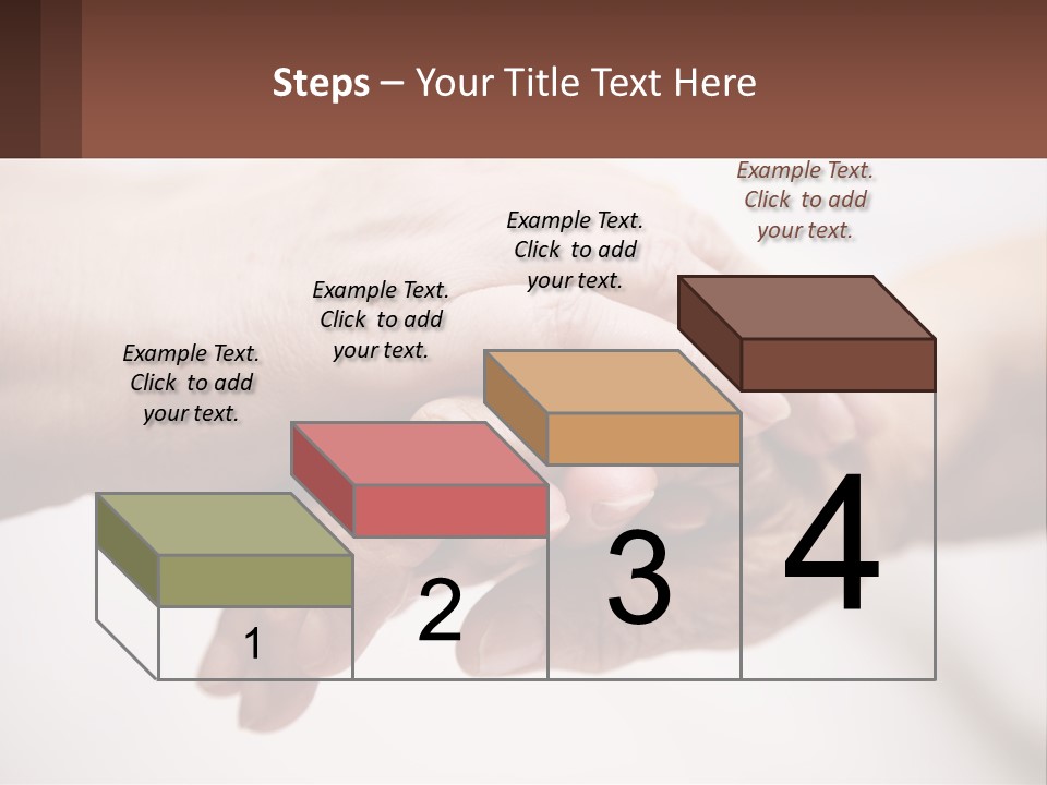 A Group Of People Holding Hands In A Circle PowerPoint Template