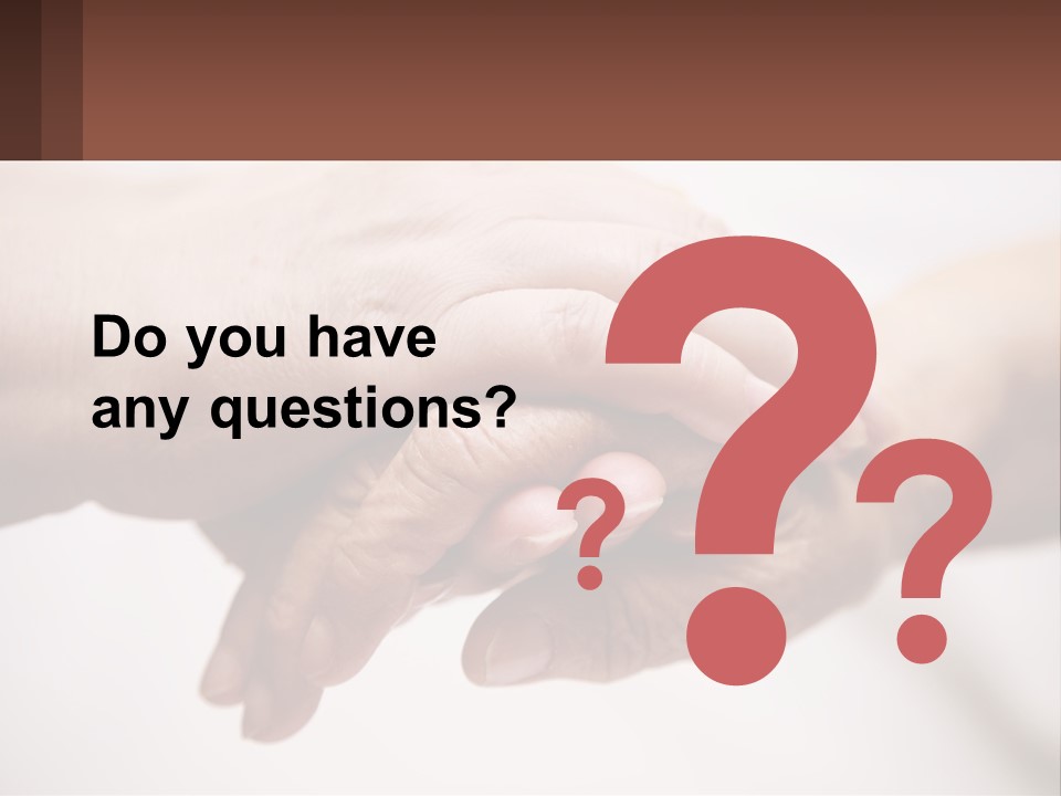 A Group Of People Holding Hands In A Circle PowerPoint Template