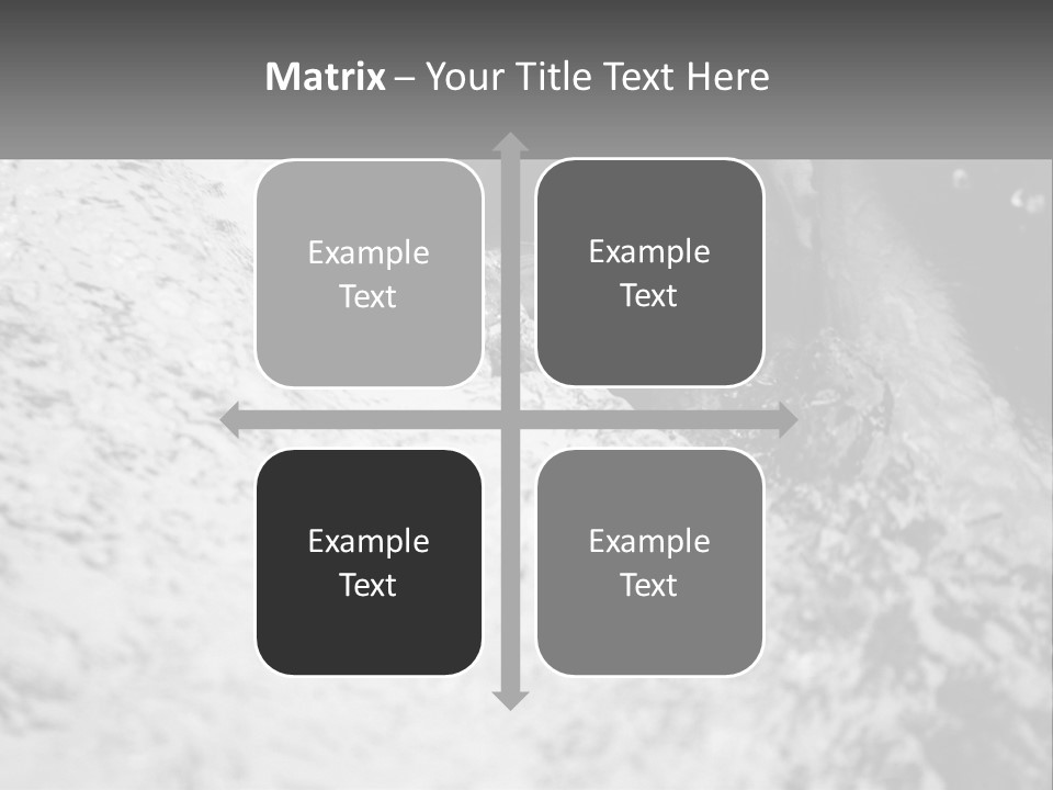 A Black And White Photo Of A Man In The Water PowerPoint Template