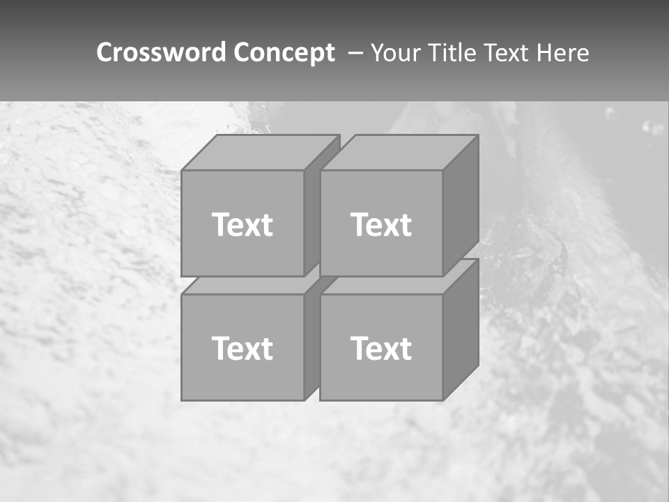 A Black And White Photo Of A Man In The Water PowerPoint Template