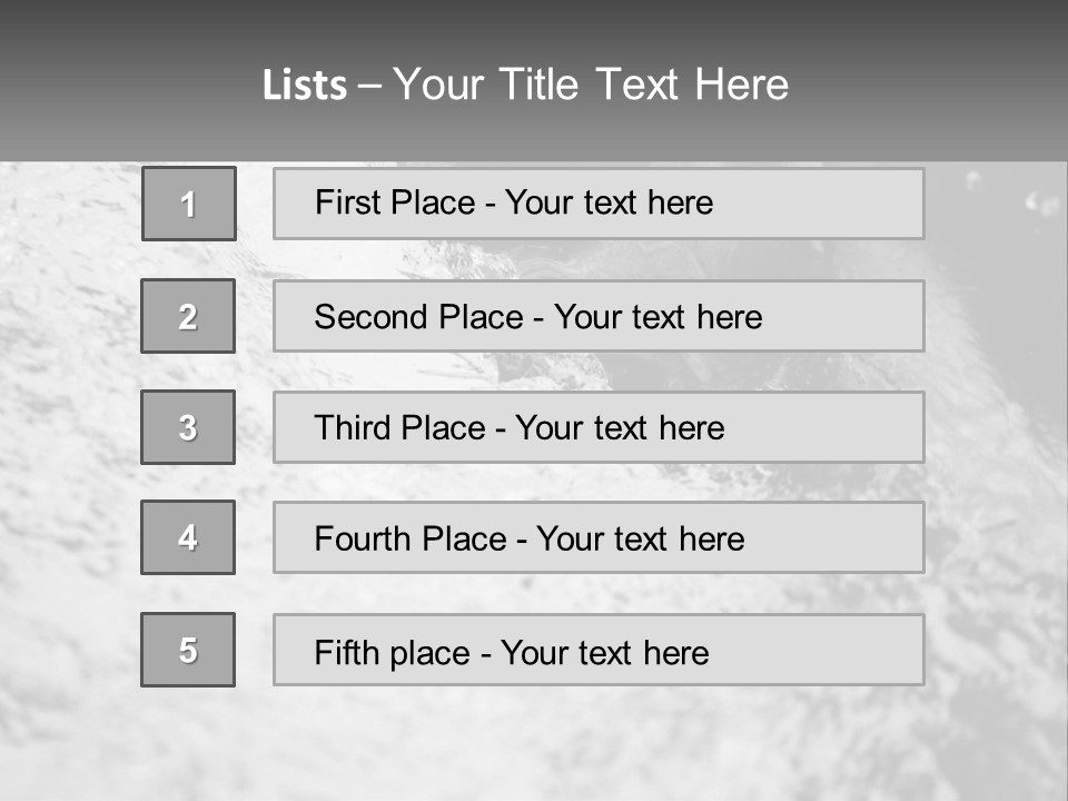 A Black And White Photo Of A Man In The Water PowerPoint Template