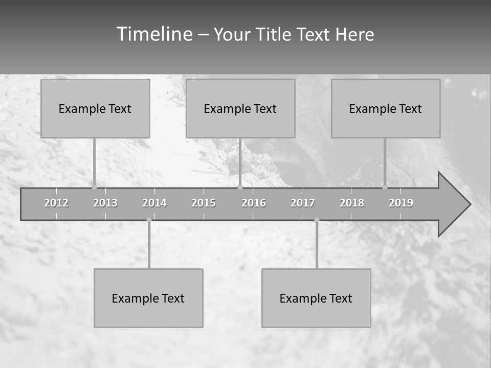 A Black And White Photo Of A Man In The Water PowerPoint Template