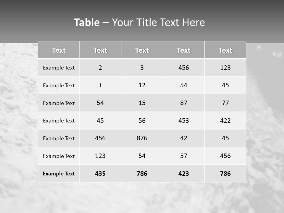 A Black And White Photo Of A Man In The Water PowerPoint Template