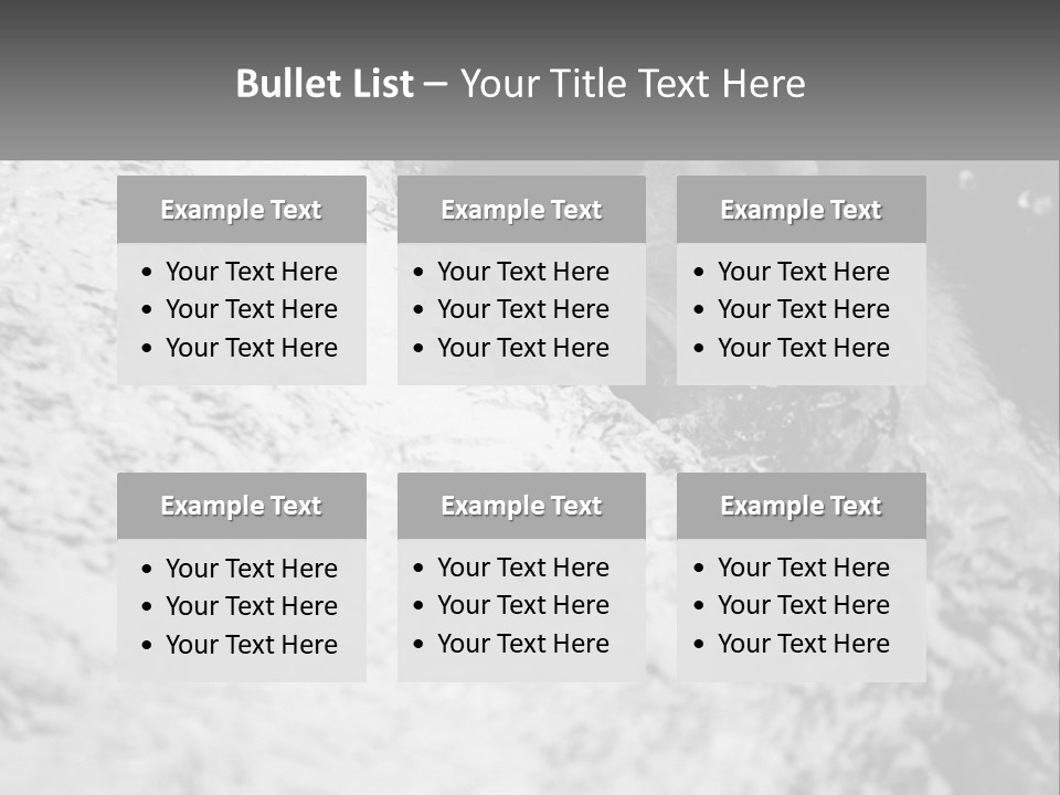 A Black And White Photo Of A Man In The Water PowerPoint Template