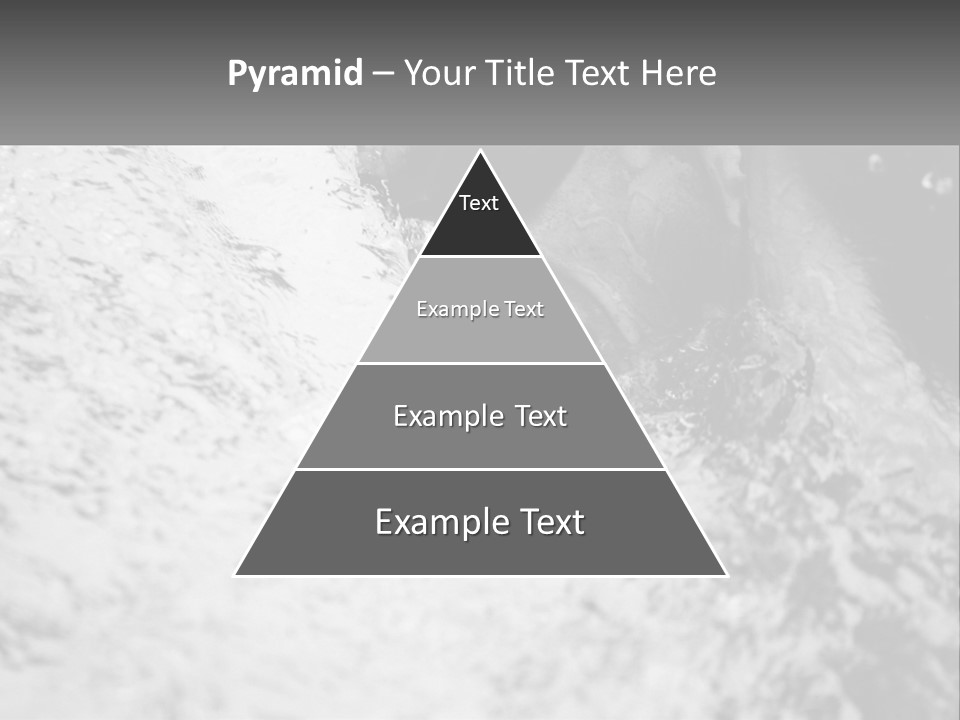 A Black And White Photo Of A Man In The Water PowerPoint Template